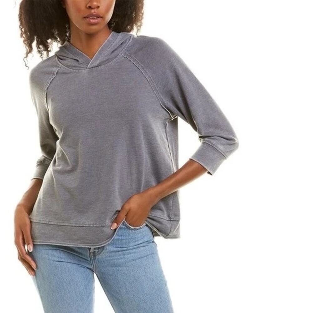 NWT XCVI Gray Shula Hoodie Size Small